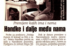 DANAS-250899-UZAS_PRAZNINE_PETER_HANDKE_FILIP_GAJIC