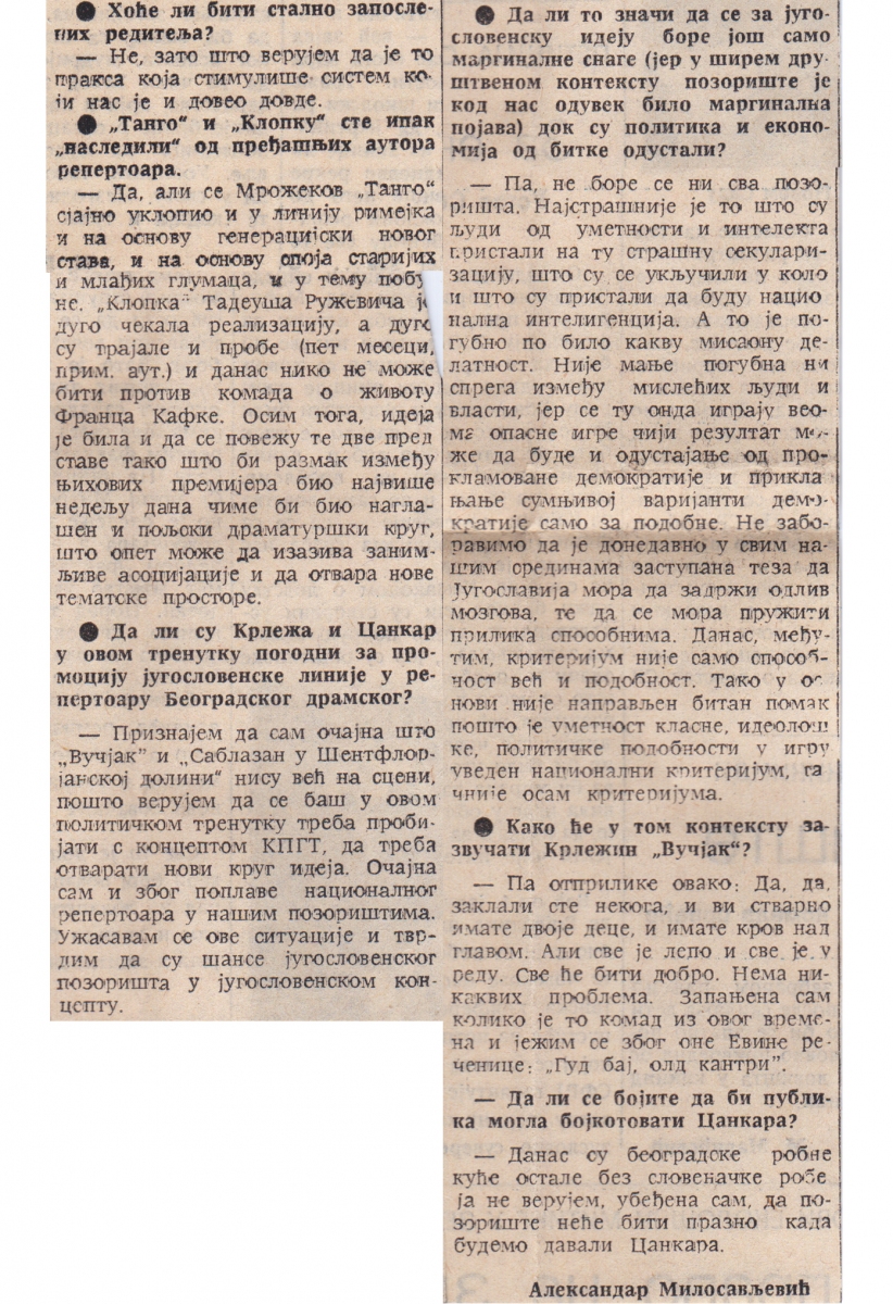 DNEVNIK-NOVI-SAD-291089-2-2-INTERVJU_BORKA_PAVICEVIC_KPGT_LJUBISA_RISTIC_BEOGRADSKO_DRAMSKO_POZORISTE_KRLEZA_VUCJAK