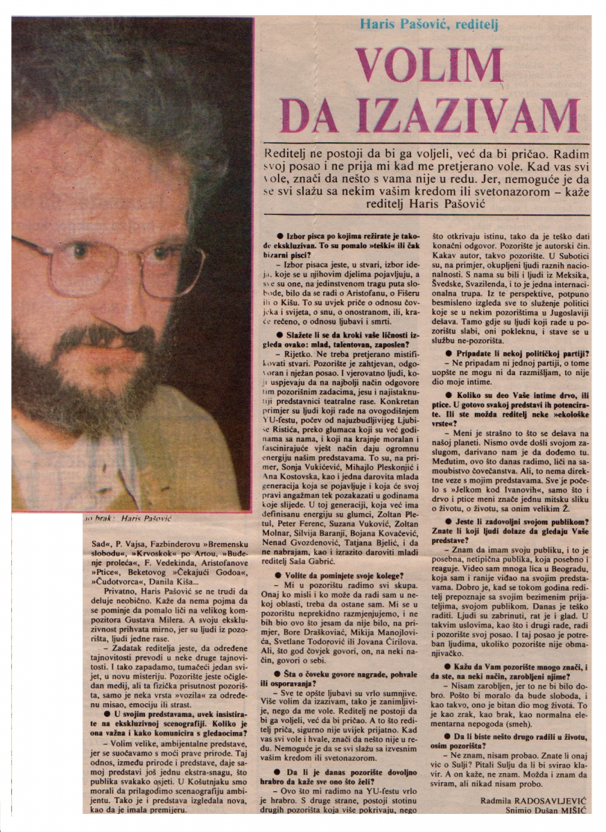 NADA-140991-2-2-INTERVJU_HARIS_PASOVIC_CUDOTVORAC_DANILO_KIS__JU_FEST_LJUBISA_RISTIC__BORA_DRASKOVIC