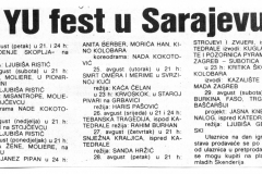 OSLOBODJENJE-210887-YU_FEST_U_SARAJEVU_NAJAVA