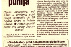 OSLOBODJENJE_SARAJEVO-070787-BUDVA_GRAD_TEATAR
