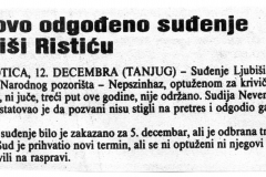OSLOBODJENJE-131290-ODLOZENO_SUDJENJE_LJRISTICU