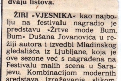 VJESNIK-10011976-DAN_MLADOG_TEATRA-LJUBISA_RISTIC-DUSAN_JOVANOVIC_TUMOR_U_GLAVI